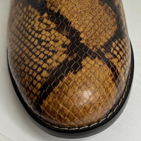 Vionic Womens Clara Boa Leather Snake Print Booties in Espresso Size 7 - Picture 5 of 7